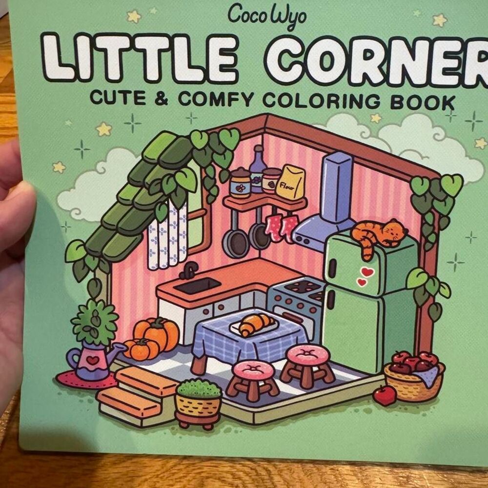 New Coco Wyo Little Corner Coloring Book